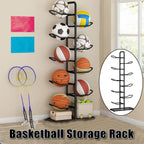 Multi Layer Basketball Storage Rack Iron Frame | StorageOZ