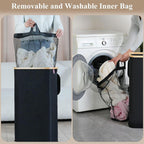 Bamboo Rim Laundry Hamper in Two Colours | StorageOZ