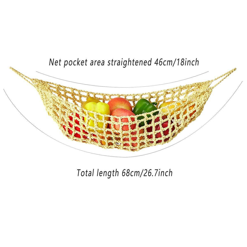 Hanging Mesh Fruit Basket for Kitchen Shelf | StorageOZ