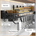 Punch Free Kitchen Wall Storage Rack Two Colours | StorageOZ