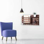 Wood Look Wall Shelf Storage Organiser Set | StorageOZ