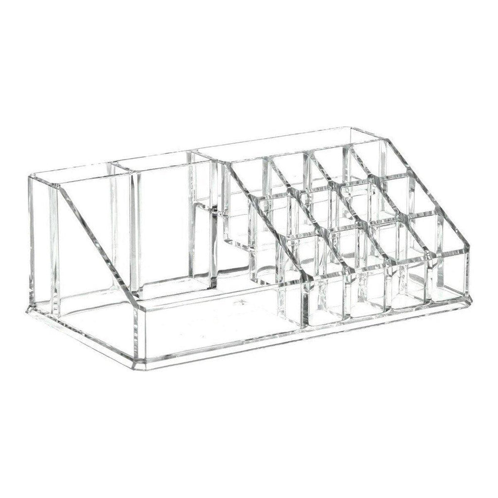 Clear Multi Grid Desktop Storage Box Organiser | StorageOZ