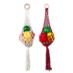 Hanging Rope Fruit Basket in Two Colours | StorageOZ