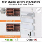 Wood Look Wall Shelf Storage Organiser Set | StorageOZ