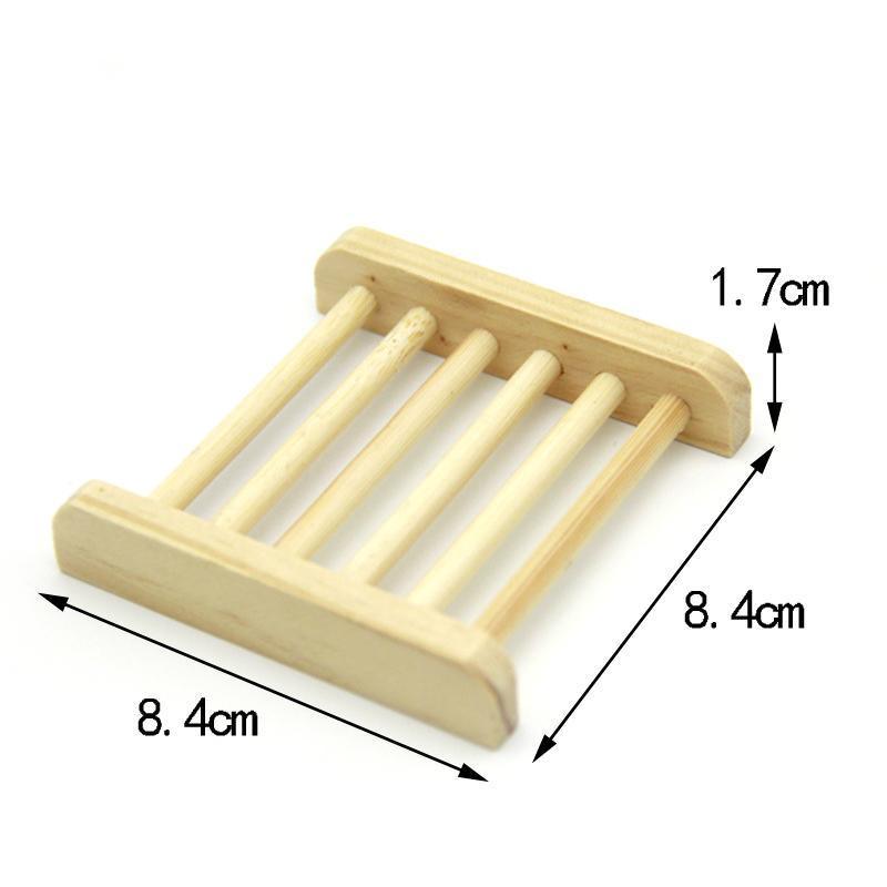 10 Pcs Bamboo Soap Holder Drain Rack Set | StorageOZ