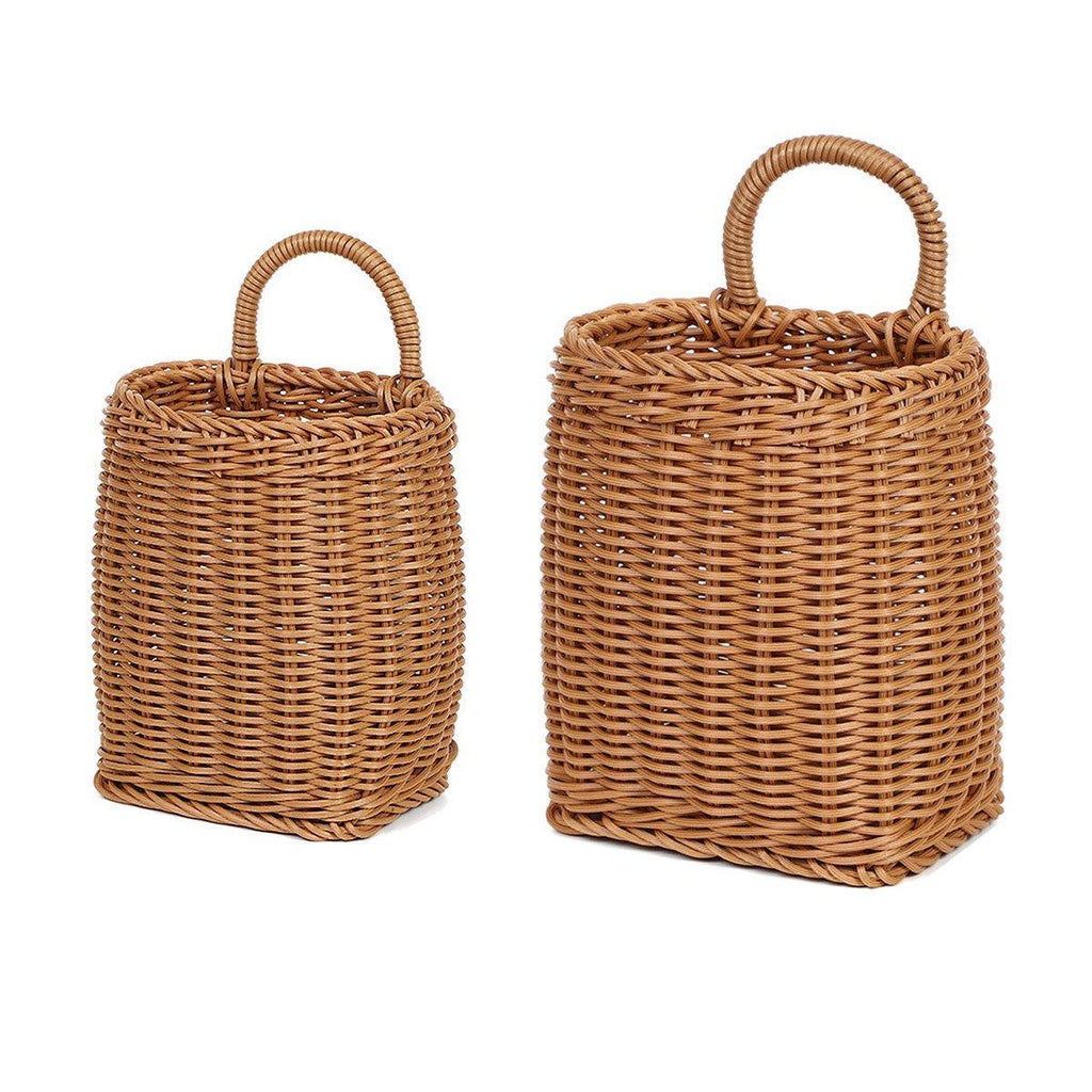 Rattan Style Hanging Basket in Two Sizes | StorageOZ