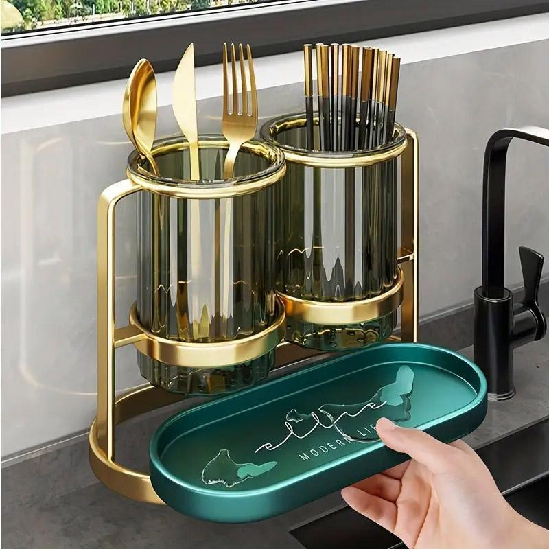 Cylindrical Chopstick Holder in Two Colours | StorageOZ