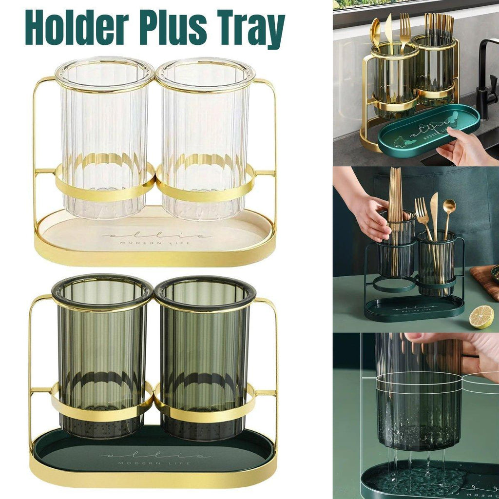 Cylindrical Chopstick Holder in Two Colours | StorageOZ