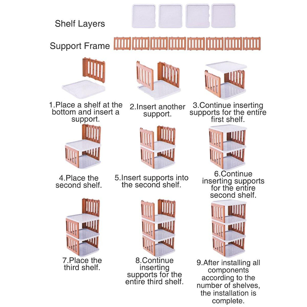 Vertical Shoe Rack 7 or 8 Tiers Three Colours | StorageOZ