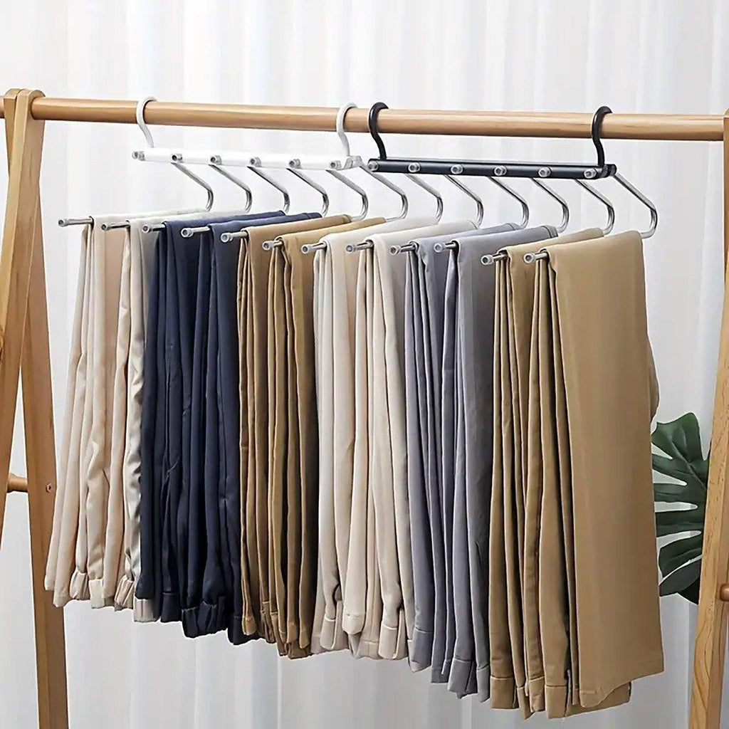 Stainless Folding Pants Rack Two Colours | StorageOZ