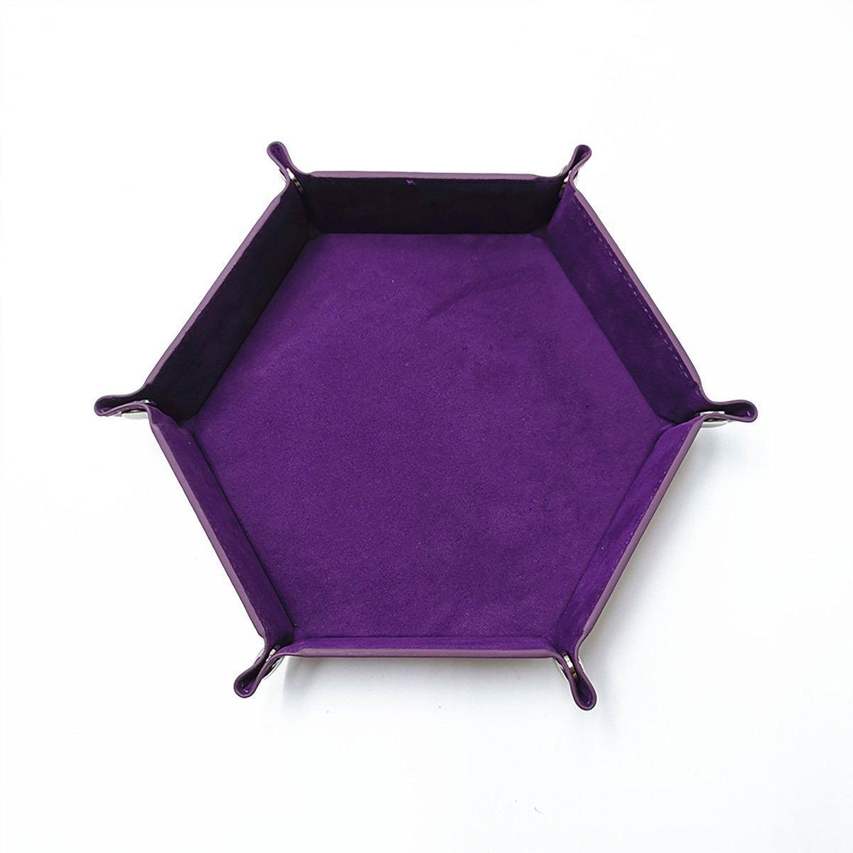 Hexagonal Velvet Folding Tray Six Colours | StorageOZ