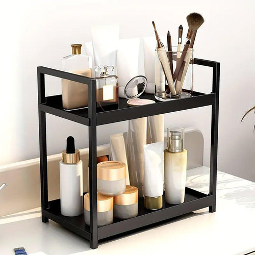 Two Tier Skincare Storage Rack Two Colours | StorageOZ
