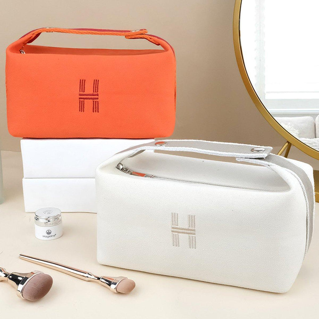 2 Pcs Canvas Travel Wash Storage Bag Set | StorageOZ