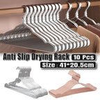 10 Pcs Aluminium Clothes Hangers Two Colours | StorageOZ