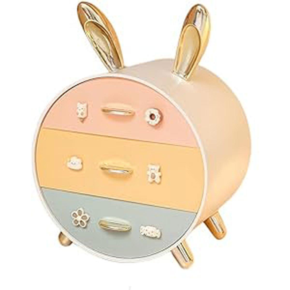 Round Multi Drawer Storage Box Two Colours | StorageOZ