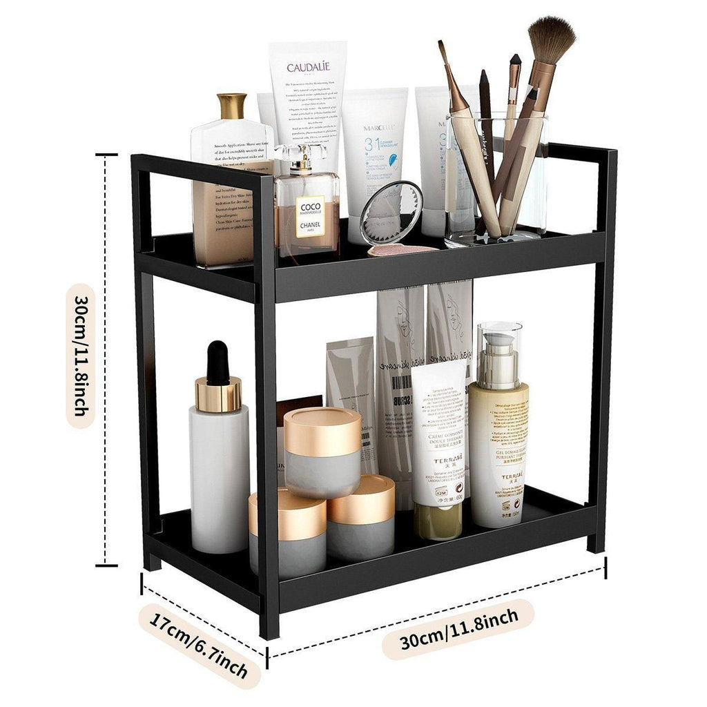 Two Tier Skincare Storage Rack Two Colours | StorageOZ