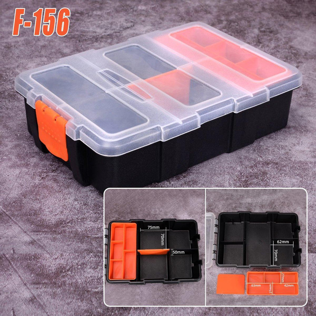 Compartment Plastic Parts Box in Six Sizes | StorageOZ