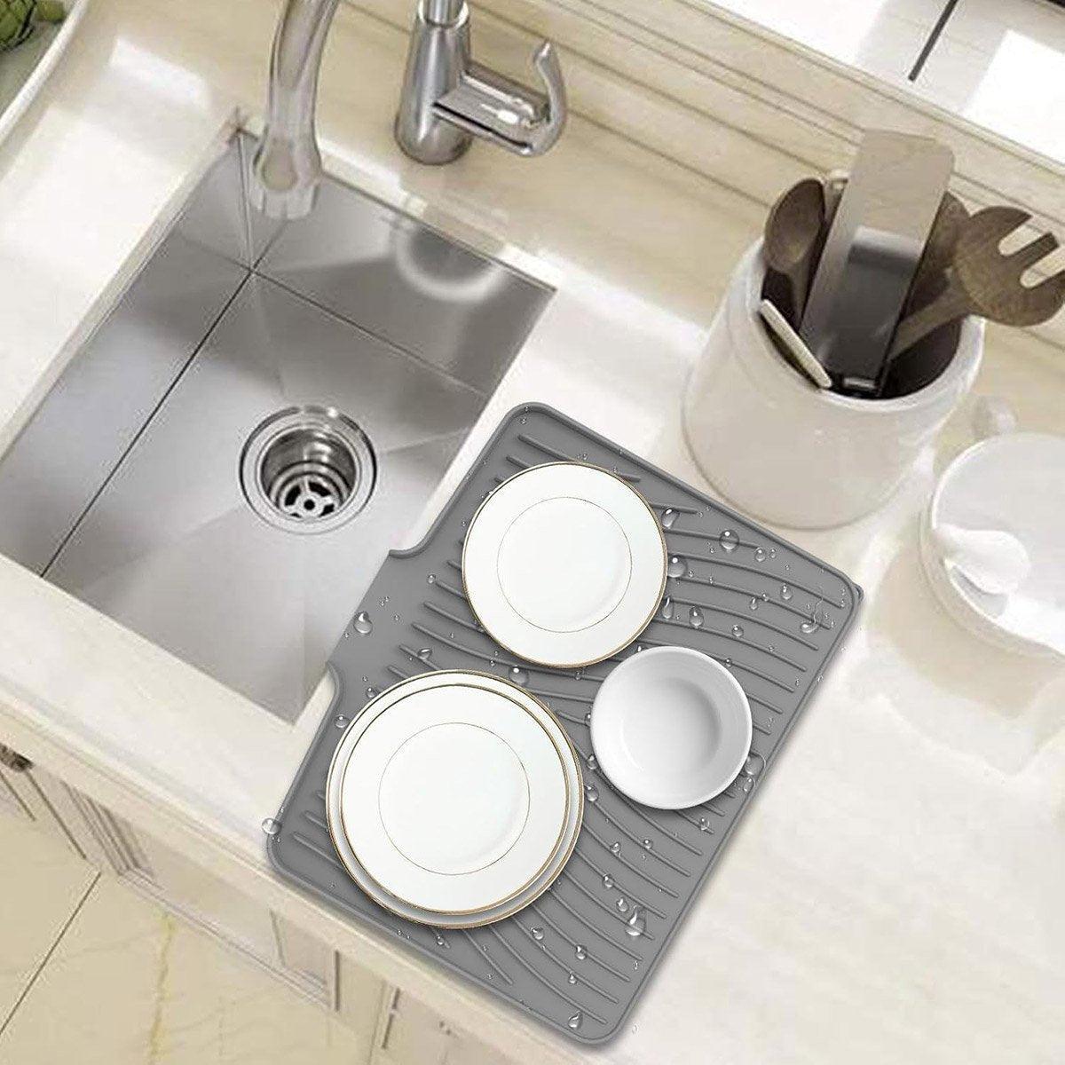 Silicone Dish Drying Mat in Four Colours | StorageOZ