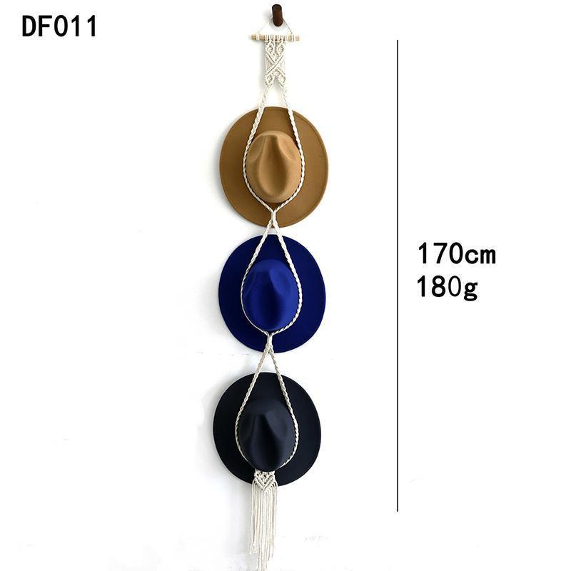 Cotton Rope Hat Rack in Four Pack Options | StorageOZ