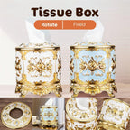 Round Tissue Boxes Two Colours Organiser | StorageOZ