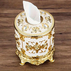 Round Tissue Boxes Two Colours Organiser | StorageOZ