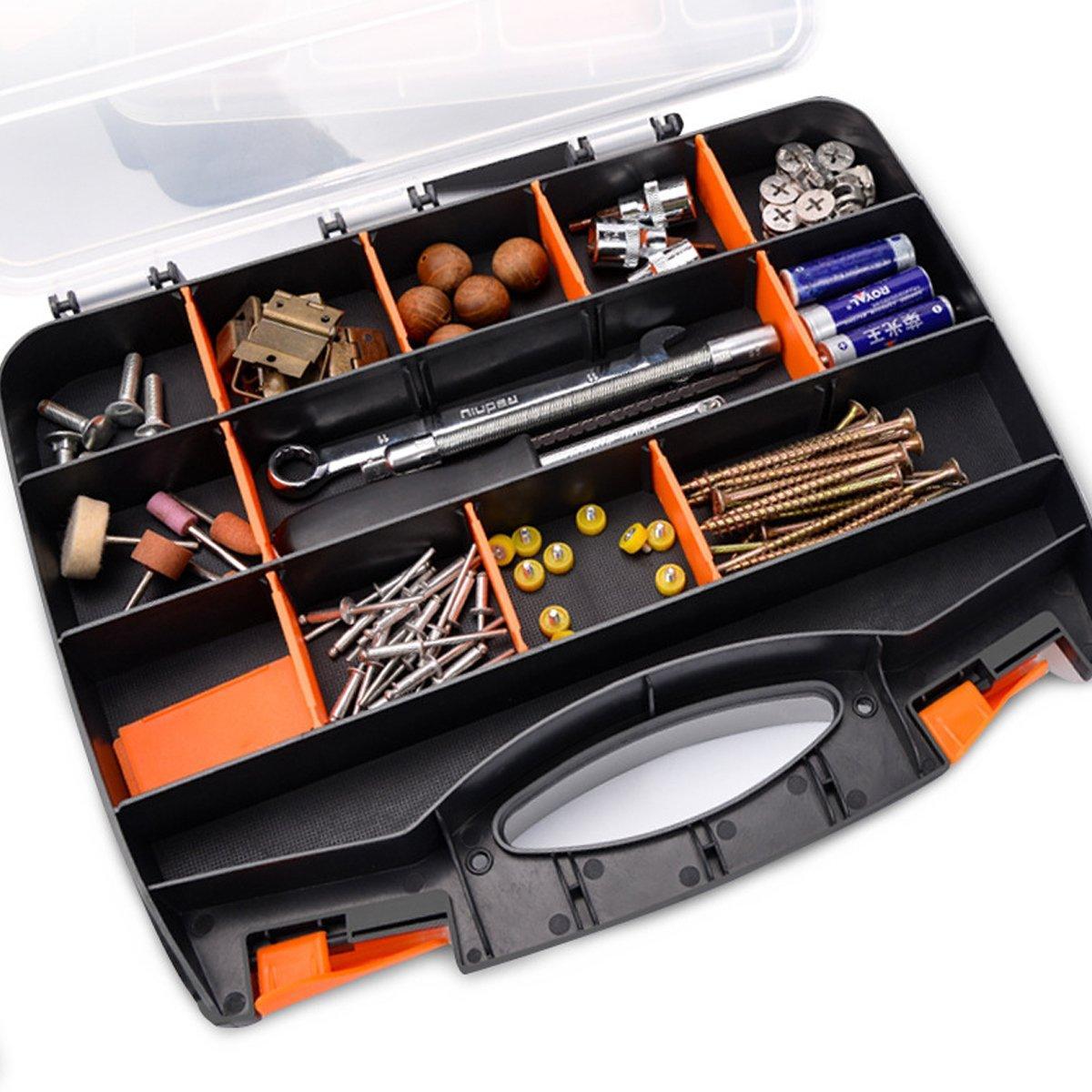 Compartment Plastic Parts Box in Six Sizes | StorageOZ