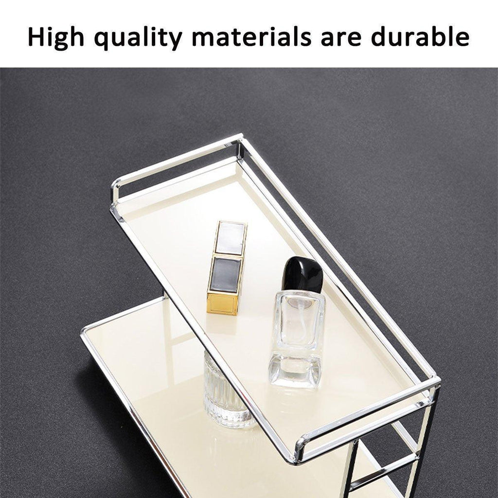 Two Tier Iron Cup Storage Rack Two Colours | StorageOZ