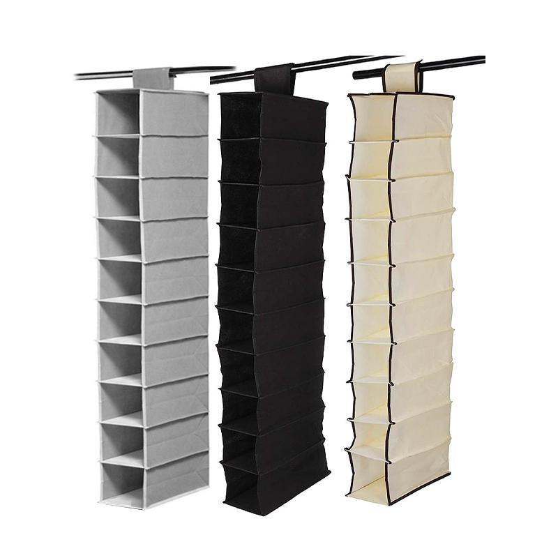 Hanging Wardrobe Storage Organiser Three Colours | StorageOZ