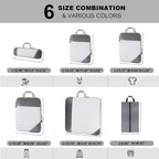 6 Pcs Mesh Travel Storage Bags Five Colours | StorageOZ