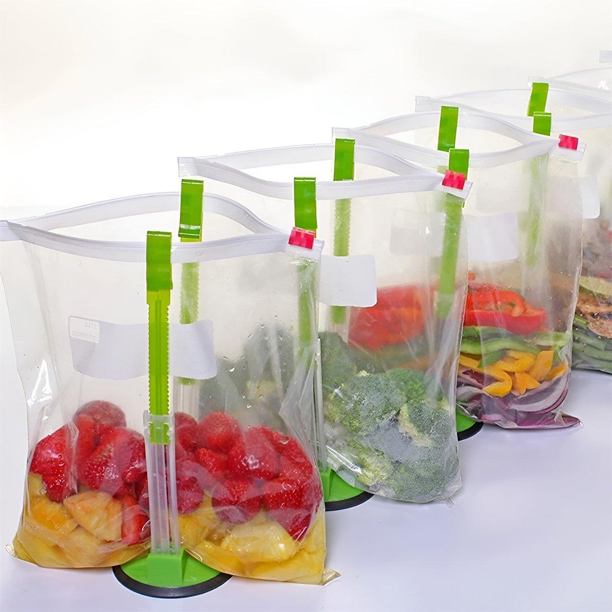 8 Pcs Kitchen Bag Holder Stand Organiser | StorageOZ