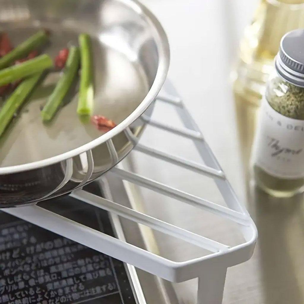 Metal Triangle Corner Kitchen Shelf Two Colours | StorageOZ