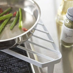 Metal Triangle Corner Kitchen Shelf Two Colours | StorageOZ