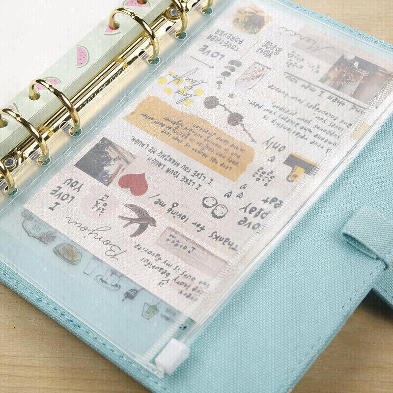 12 Pcs Binder Pockets in Three Paper Sizes | StorageOZ