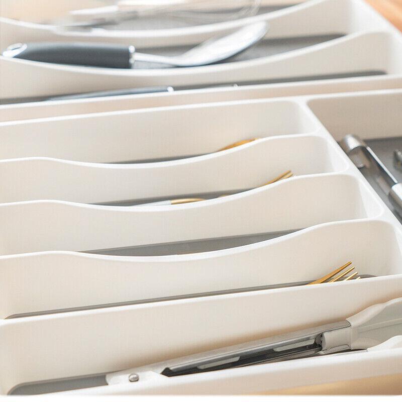 Kitchen Cutlery Drawer Tray in Two Colours | StorageOZ