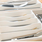 Kitchen Cutlery Drawer Tray in Two Colours | StorageOZ
