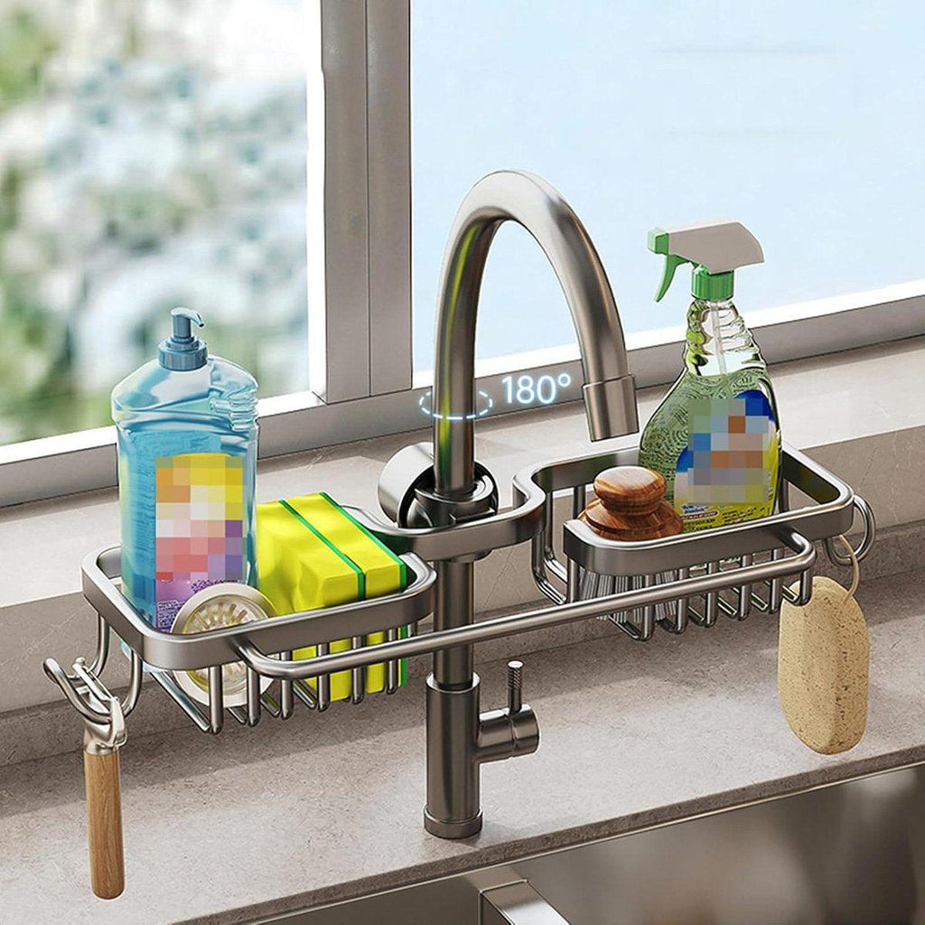 Aluminium Faucet Shelf Three Colours Set | StorageOZ