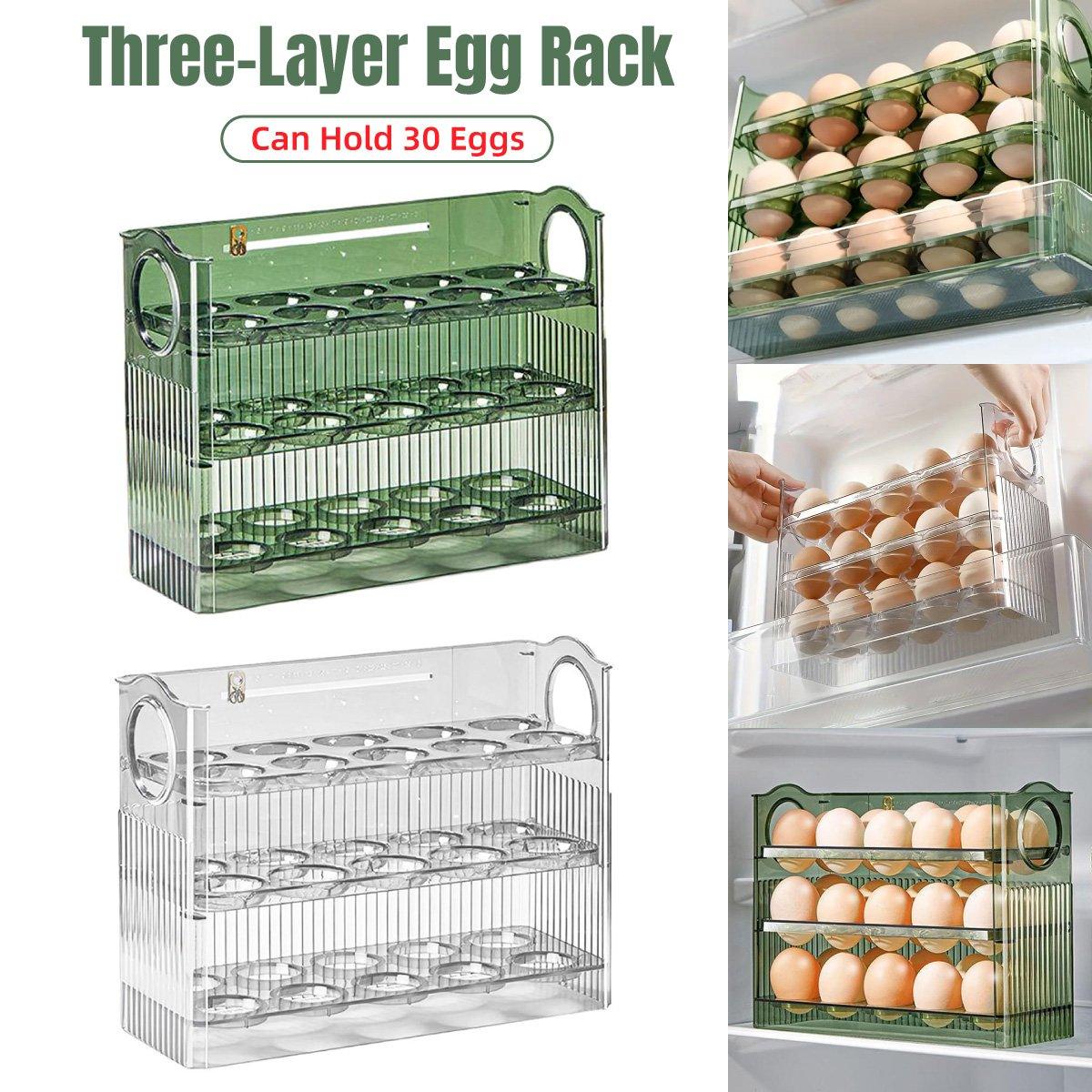 Egg Storage Boxes Two Colours Organiser Set | StorageOZ