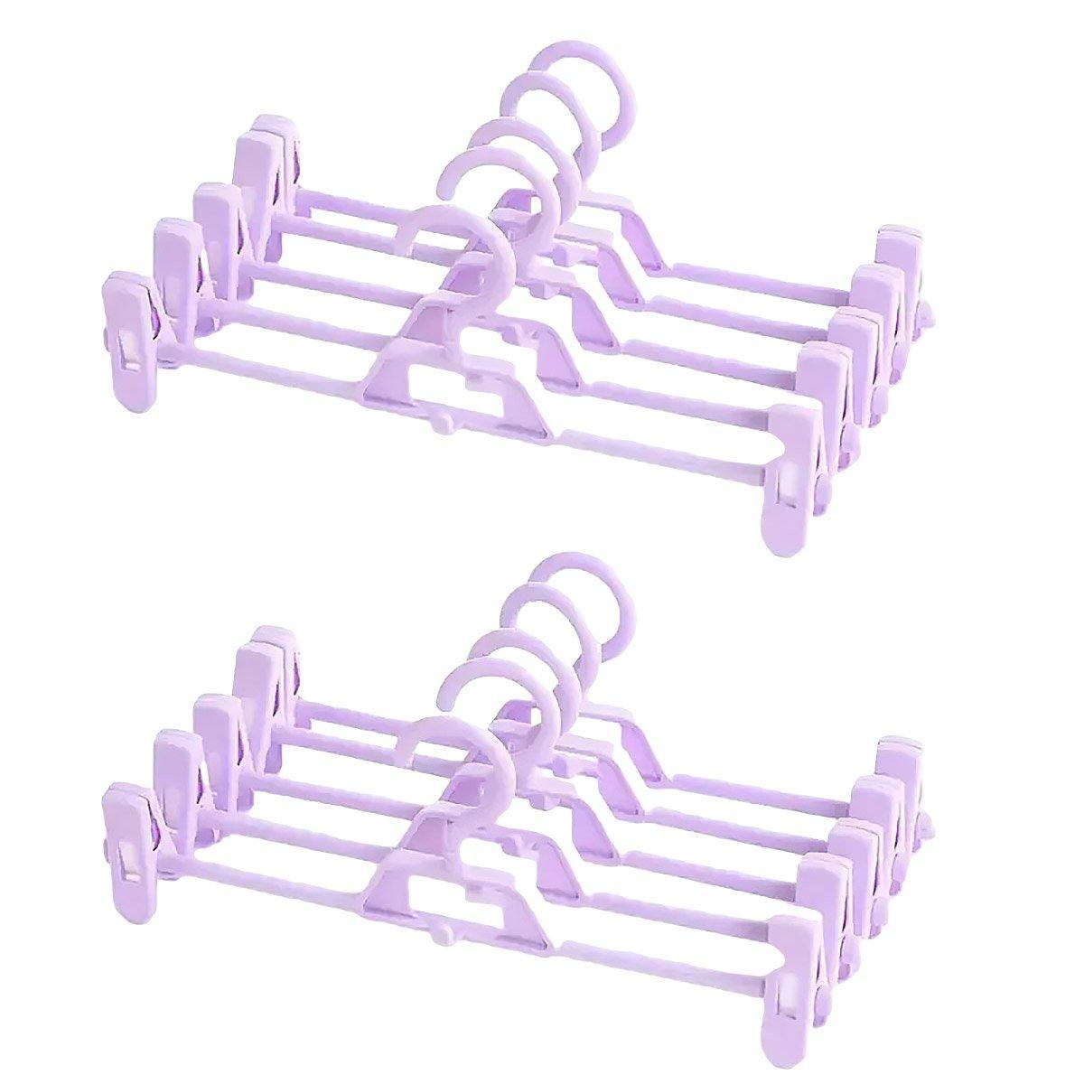 10 Pcs Clip Trouser Hangers in Six Colours | StorageOZ