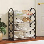 4 Tier Shoe Rack in Three Colours Organiser | StorageOZ