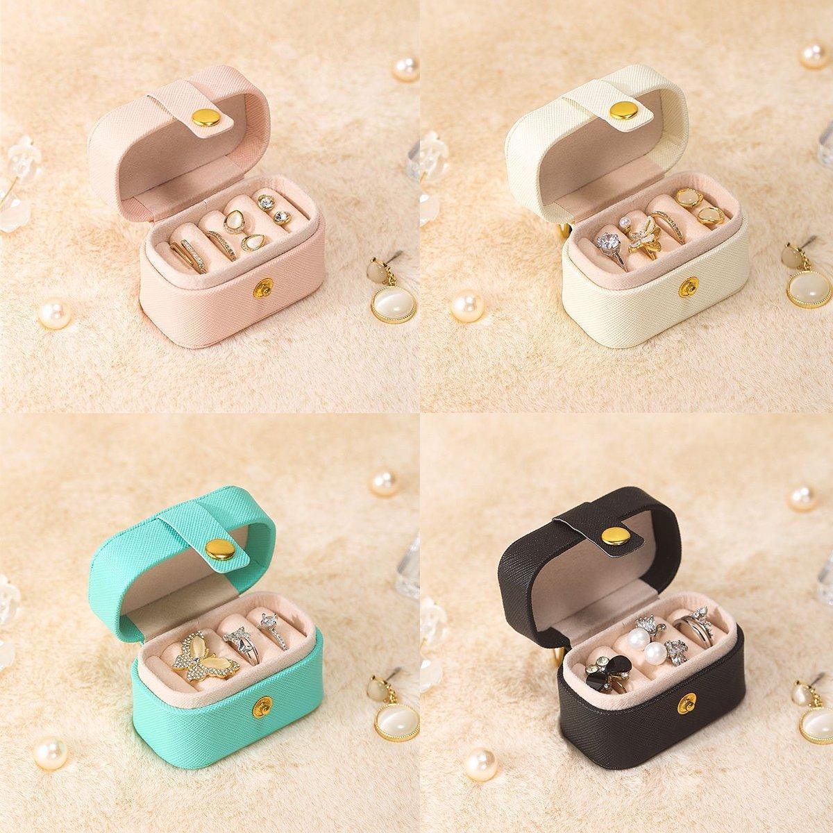 5 Pcs Mini Jewellery Boxes in Four Colours | StorageOZ