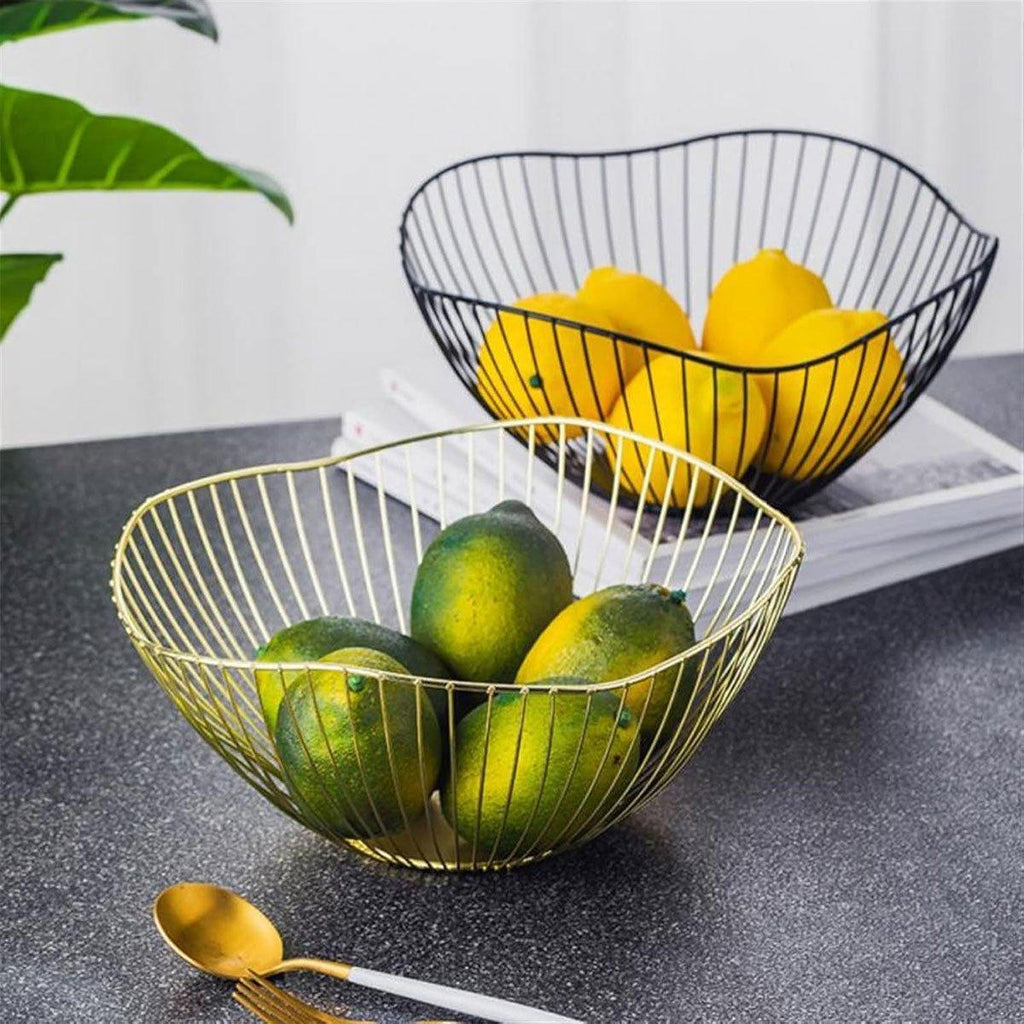 Large Iron Fruit Storage Basket Two Colours | StorageOZ