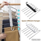 Stainless Folding Pants Rack Two Colours | StorageOZ