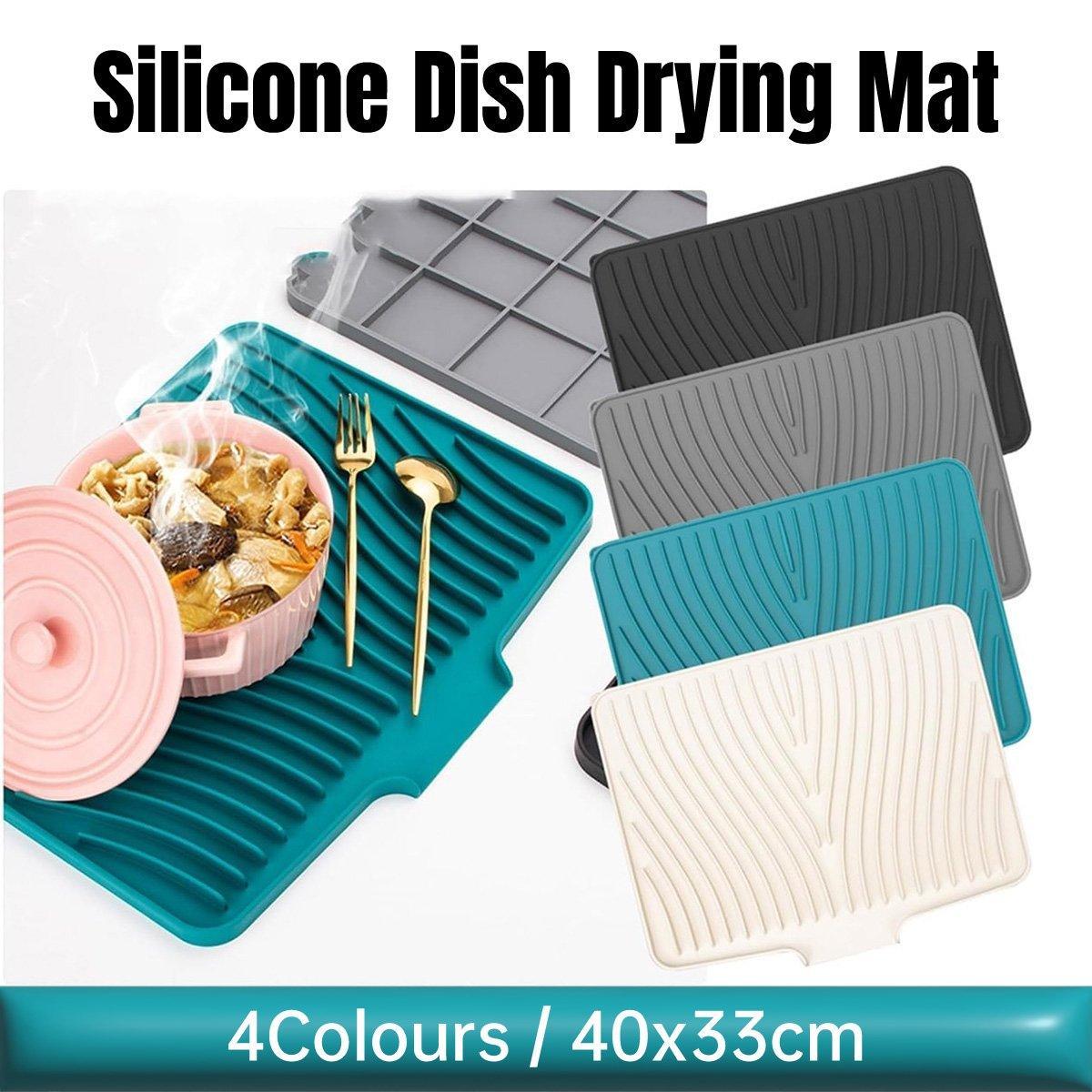 Silicone Dish Drying Mat in Four Colours | StorageOZ