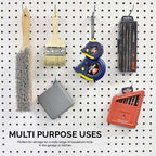 50 Pcs Steel Pegboard Hooks Four Lengths | StorageOZ