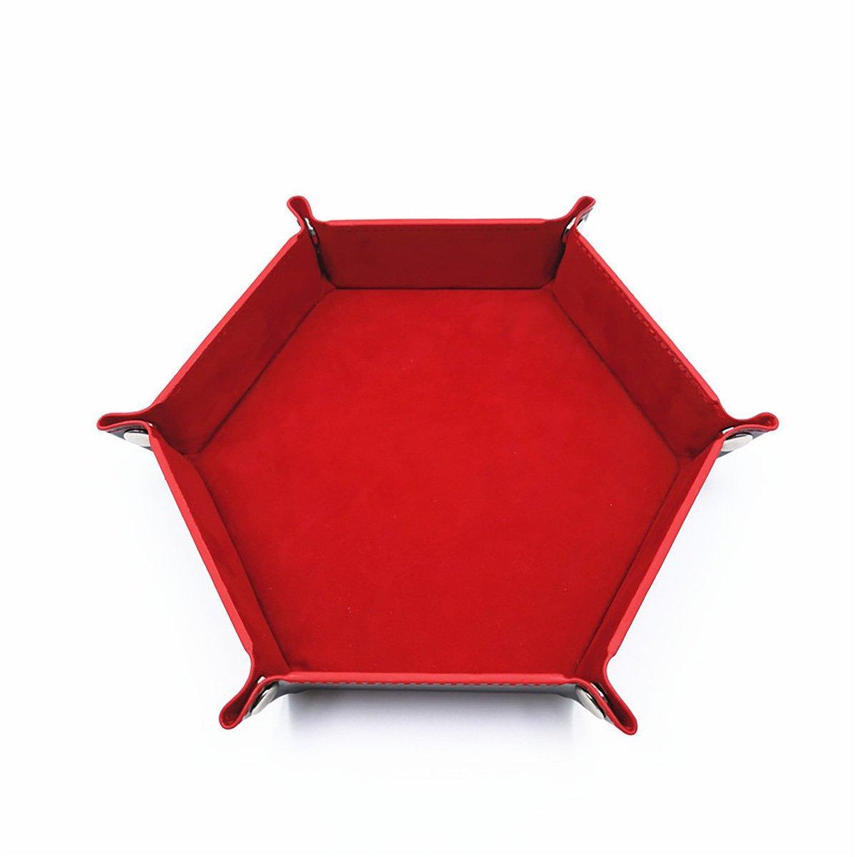 Hexagonal Velvet Folding Tray Six Colours | StorageOZ