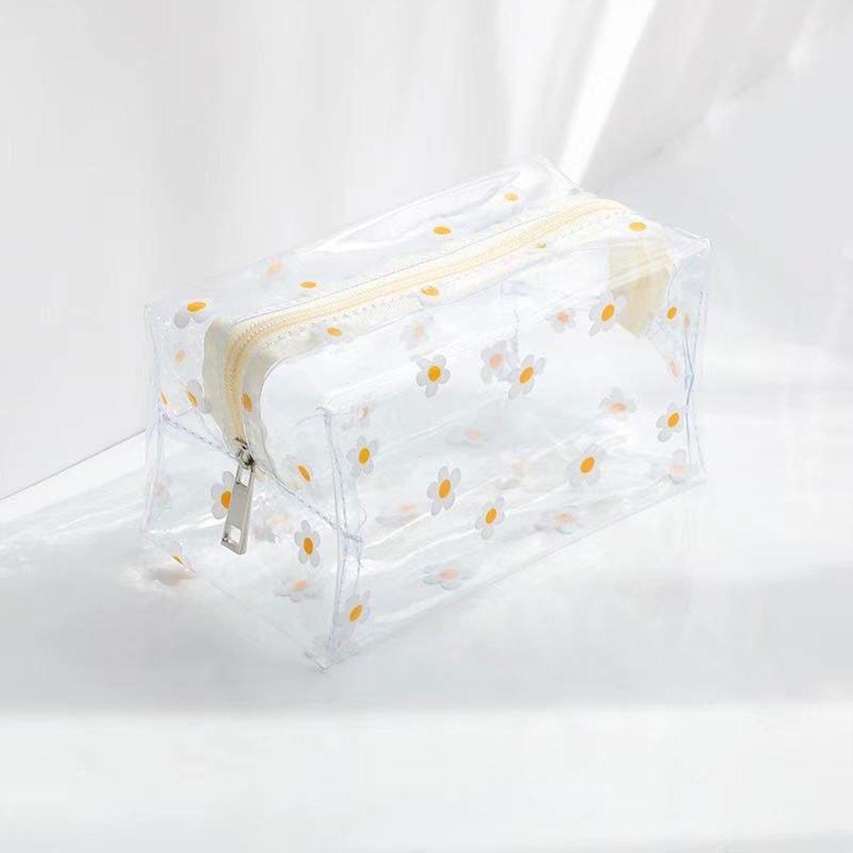 2 Pcs Clear PVC Travel Makeup Storage Bags | StorageOZ