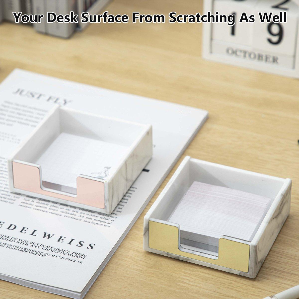 Sticky Note Desktop Box in Six Finishes Set | StorageOZ