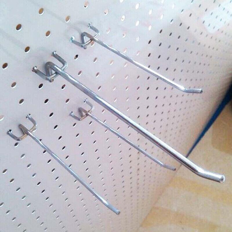 50 Pcs Steel Pegboard Hooks Four Lengths | StorageOZ