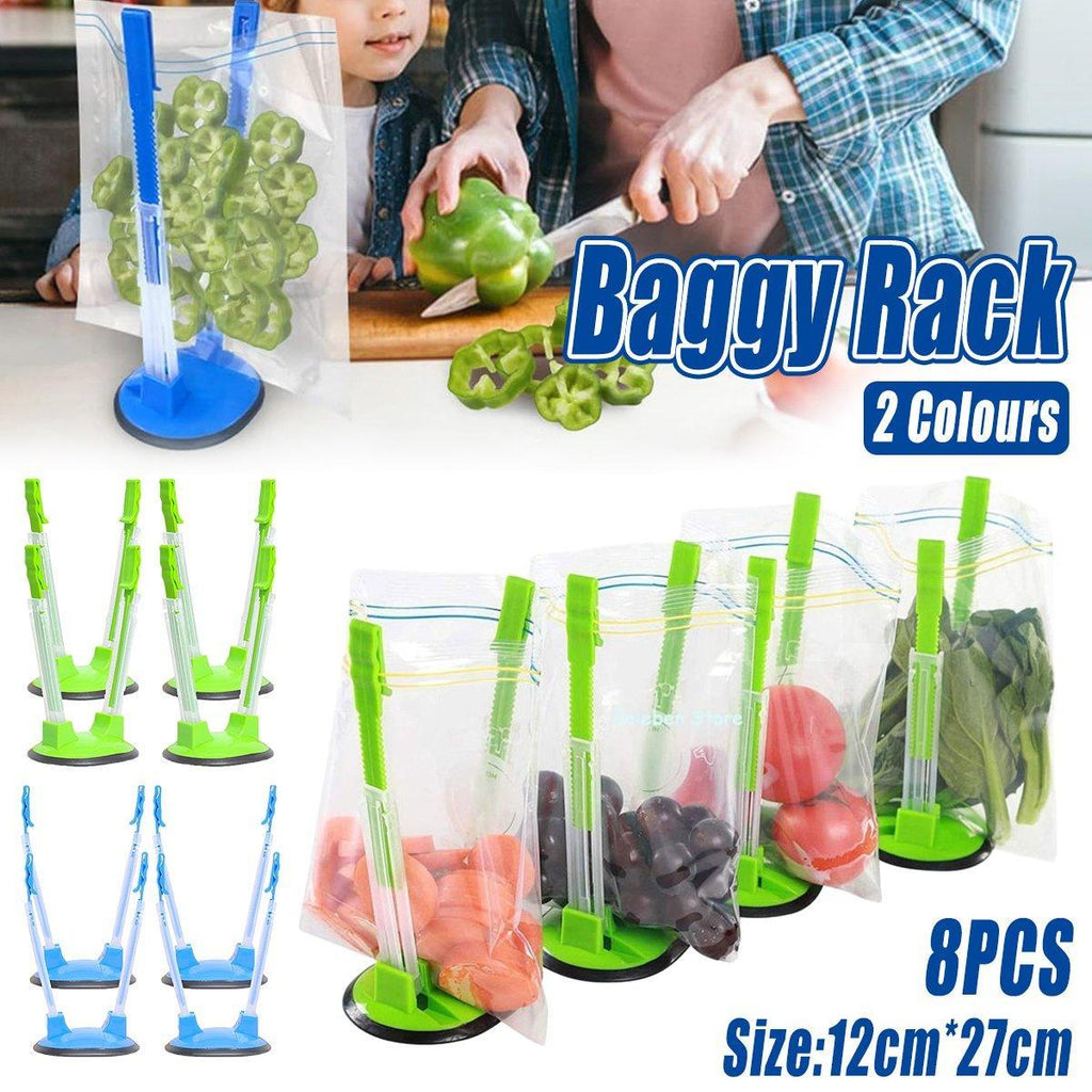 8 Pcs Kitchen Bag Holder Stand Organiser | StorageOZ