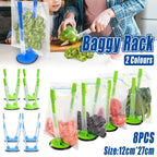 8 Pcs Kitchen Bag Holder Stand Organiser | StorageOZ